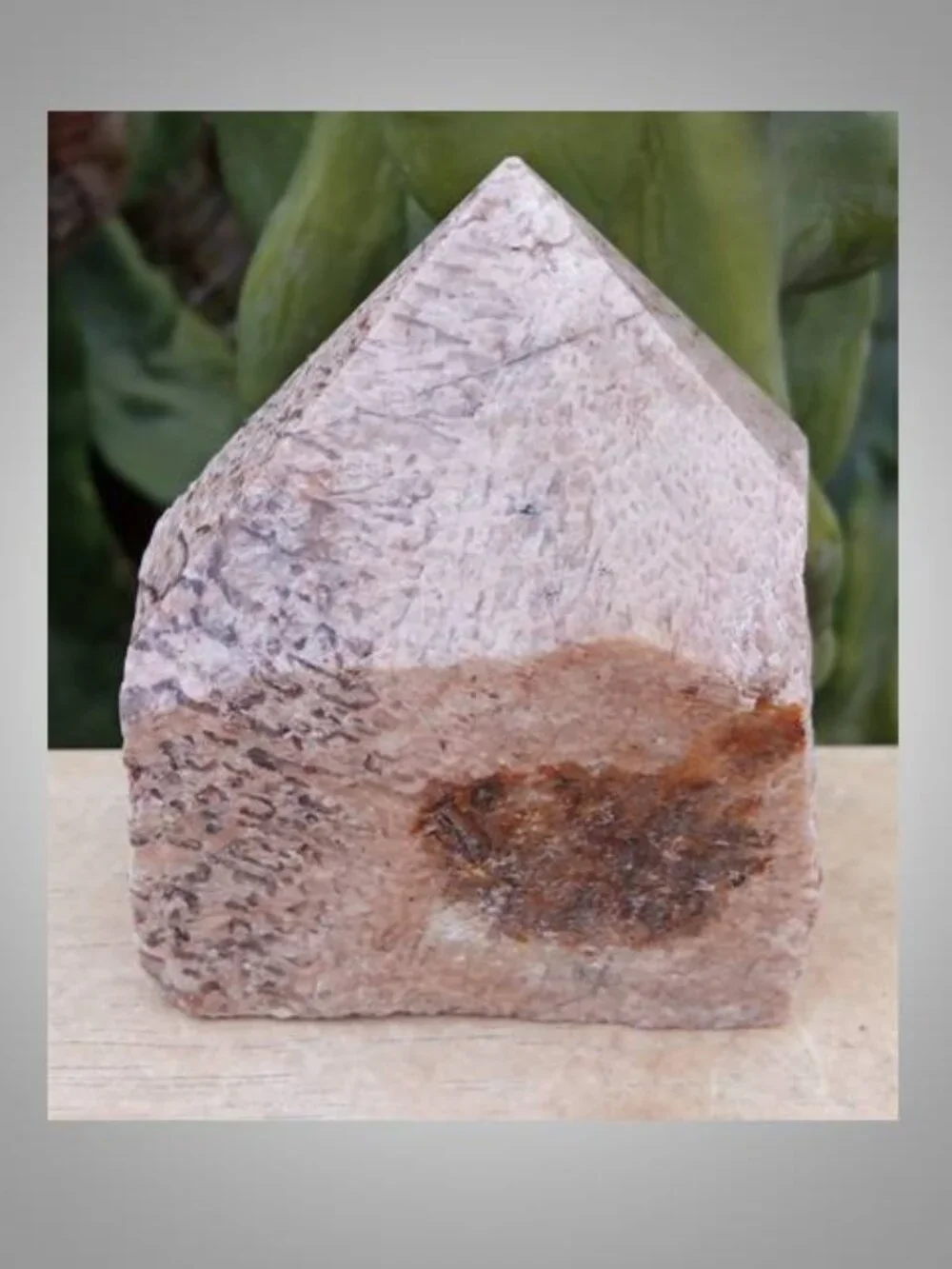 Jasper crystal mineral stone point